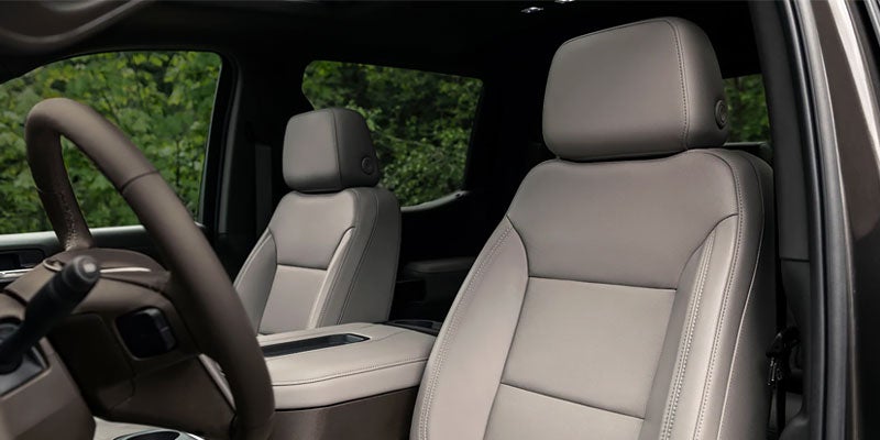 GMC Sierra front seat view